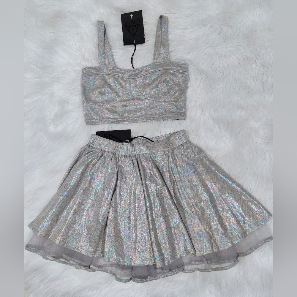 🌼HoSt💫PiCk🌜UNIF Spillz Skirt & Top Set - Picture 2 of 6